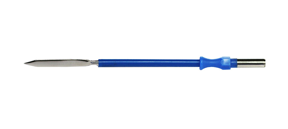 Einmal-Messerelektrode 3,3 x 27, Gesamtlänge 100 mm, Schaft 4 mm